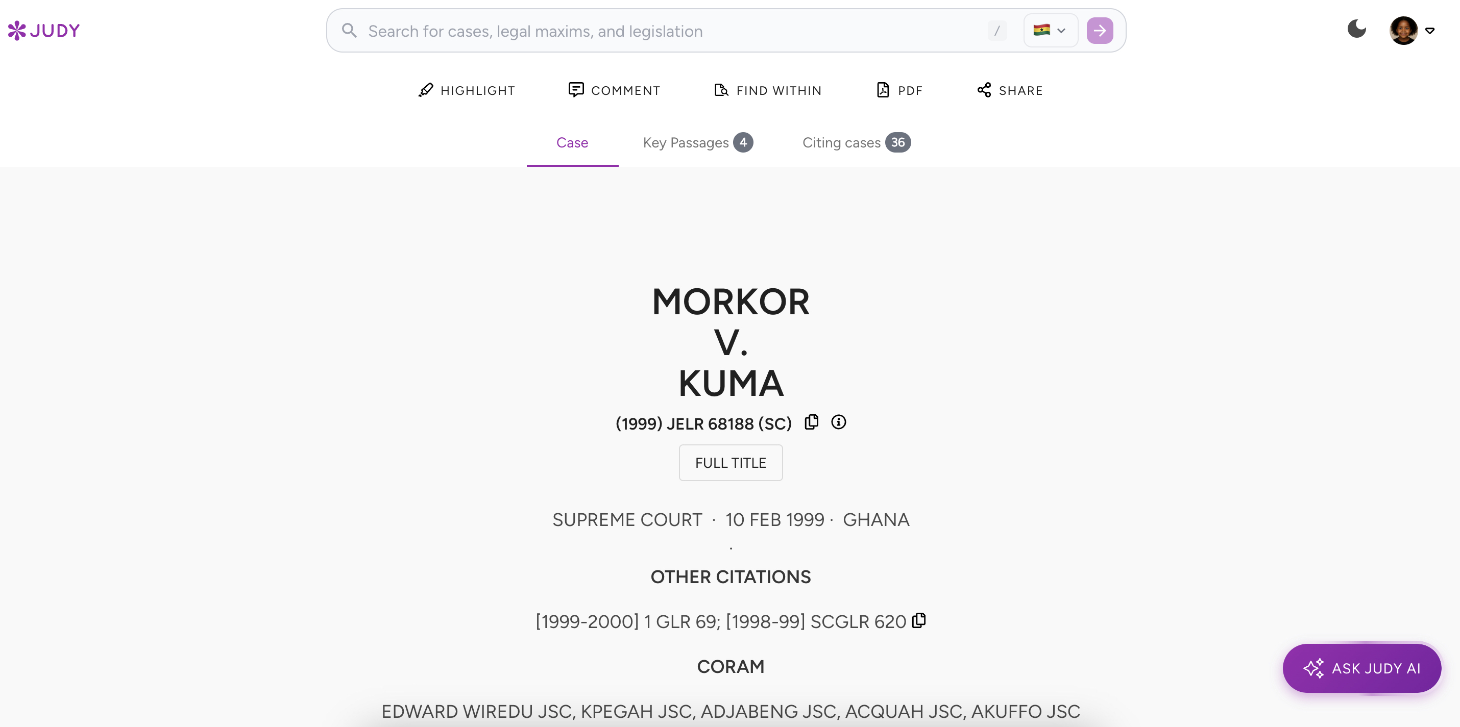 Comprehensive case analysis with legal principles